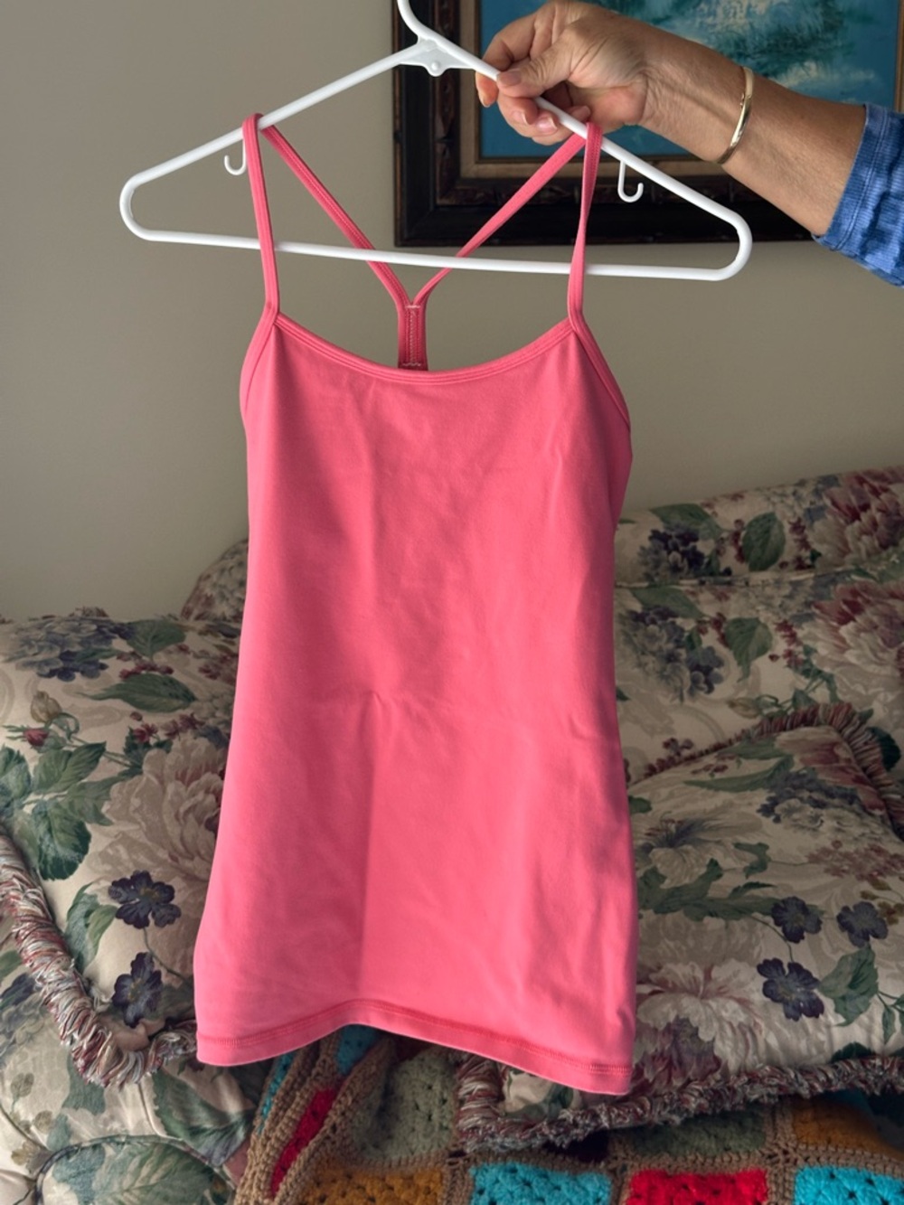 Y2K yoga lululemon athletica Pink Racerback Spaghetti Strap Tank